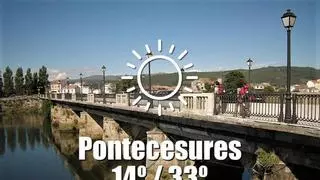 El tiempo en Pontecesures: previsión meteorológica para hoy, sábado 12 de septiembre