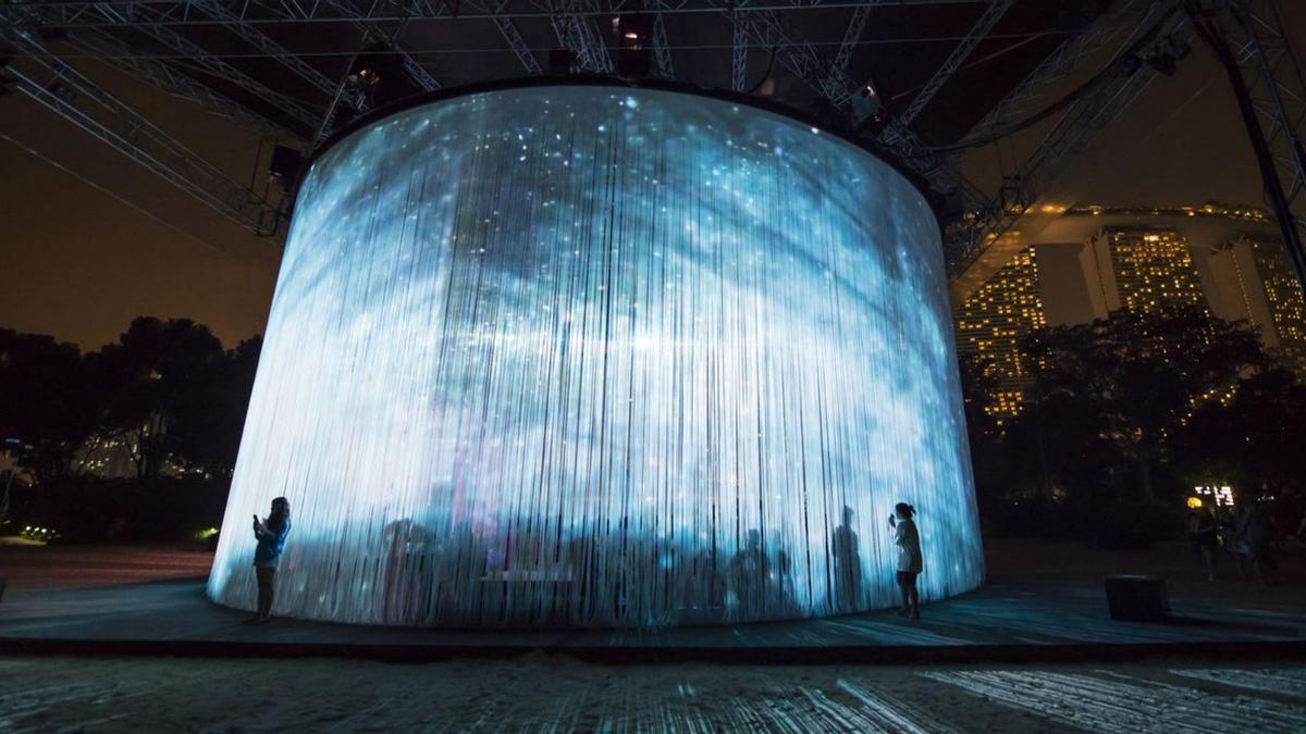 La instalación en elRoundhouse de Londres.