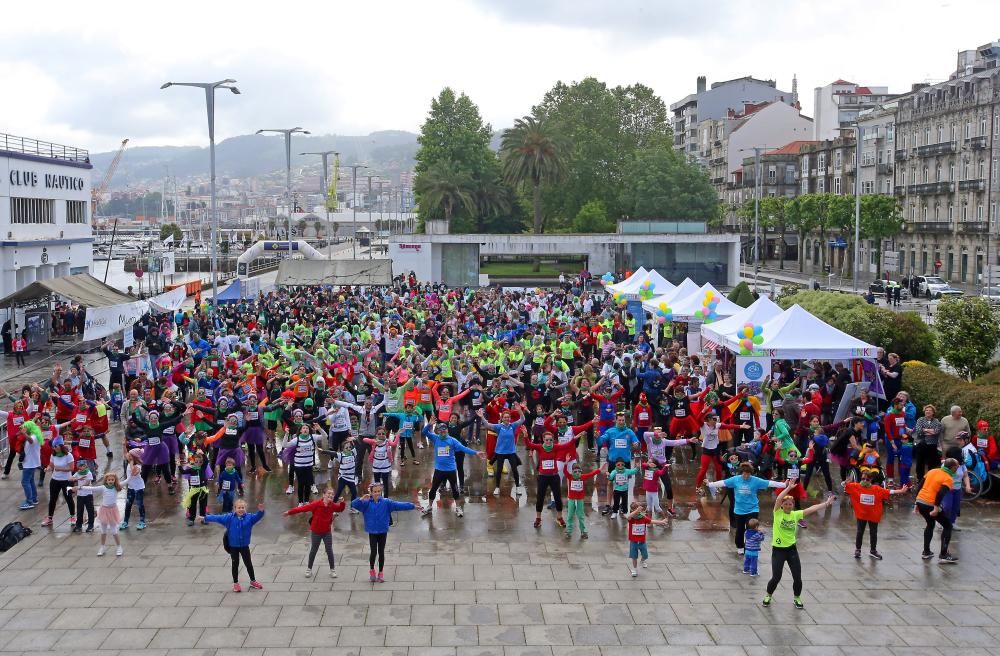 Alrededor de 1.500 personas personas participaron esta mañana en una carrera de obstáculos adaptada para corredores con discapacidad