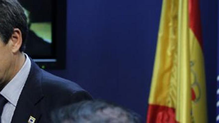 Zapatero tras la reunión extraordinaria del Eurogrupo.