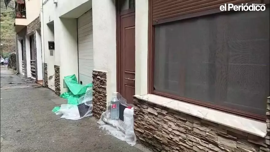 Vídeo | La borrasca Claudia a su paso por Navaconcejo