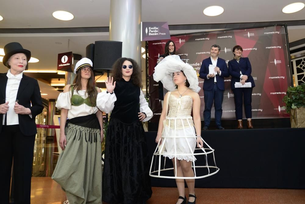 Homenaje en Marineda a Emilia Pardo Bazán