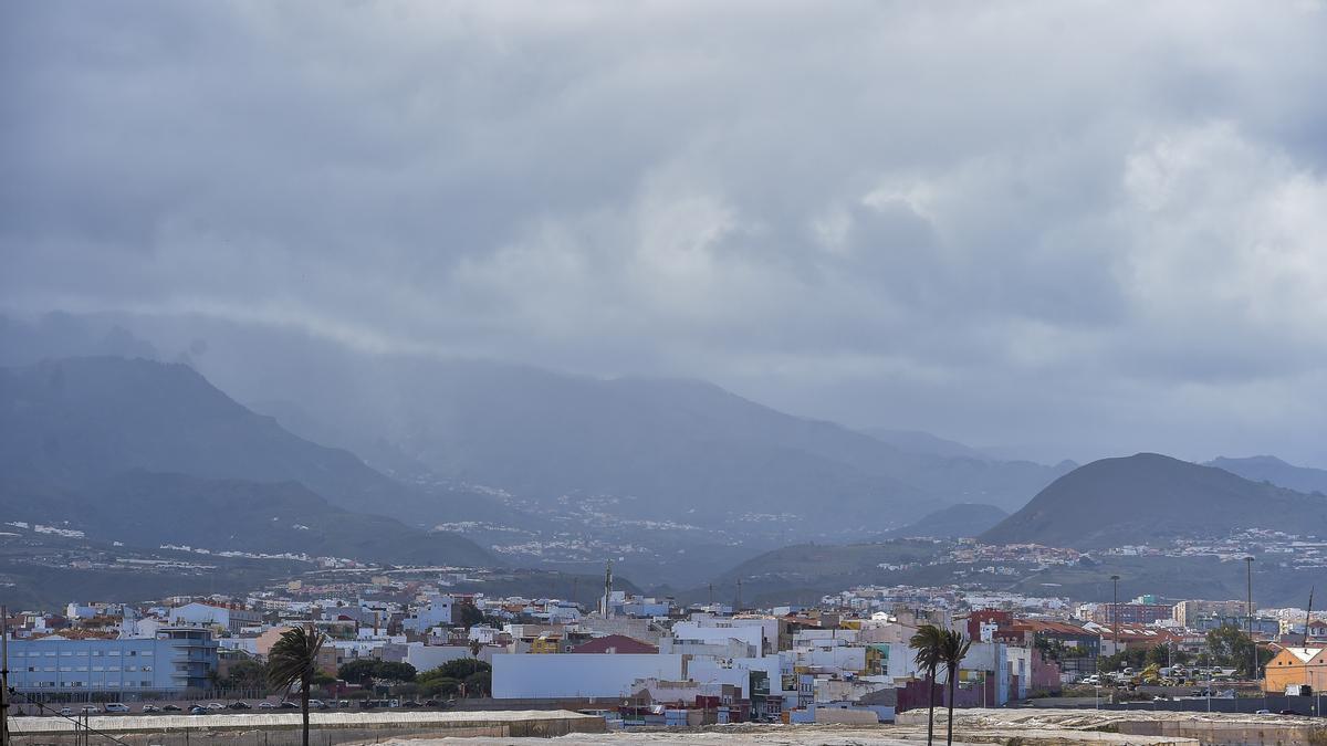Las lluvias dejan en las medianías de Gran Canaria 11 litros por metro cuadrado