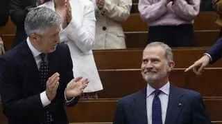 Felipe VI reaparece este martes junto a Marlaska en un acto tras la polémica foto con Robles por Ceuta