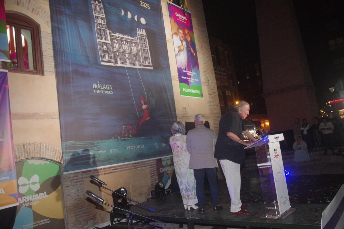 Presentación del cartel del Carnaval de Málaga 2026