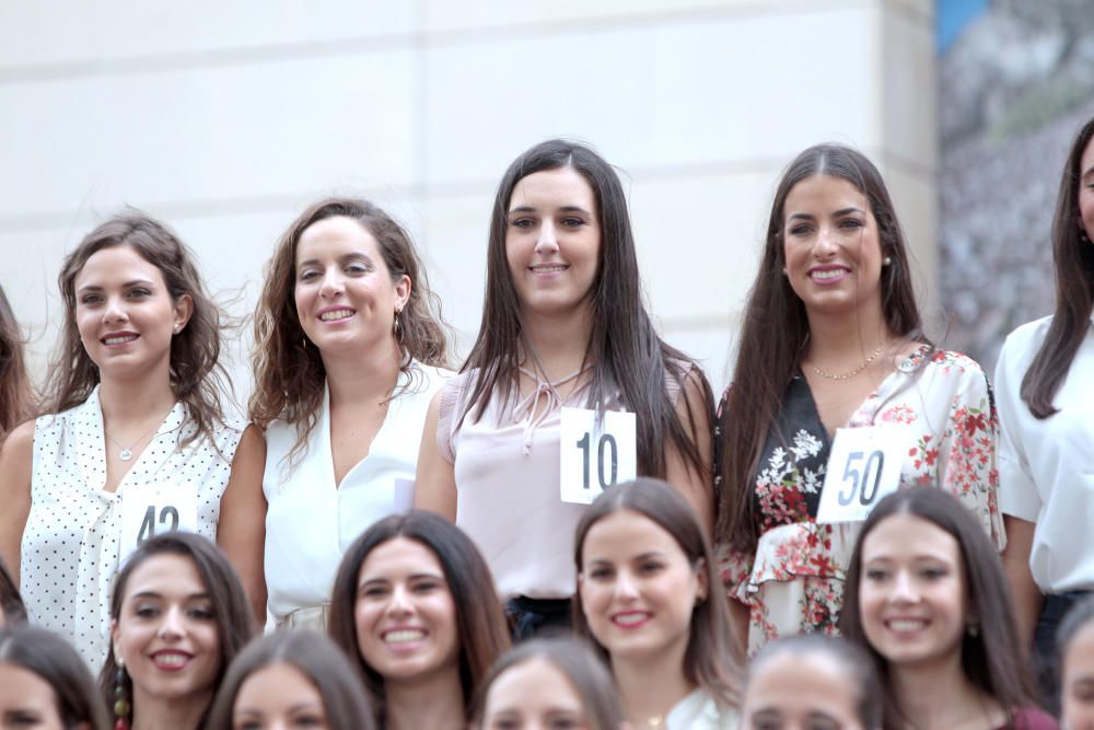 La aspirantes a fallera mayor de València visitan el IVAM