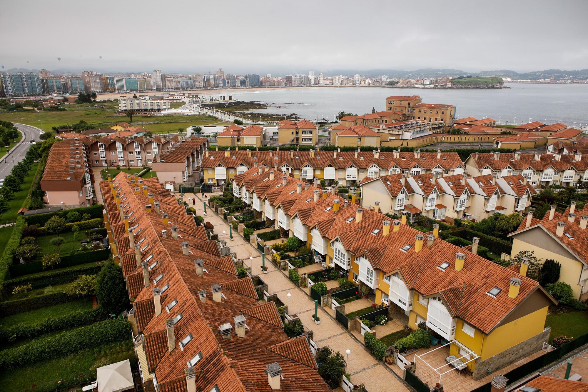 En imágenes: Así se ve Gijón desde el aire