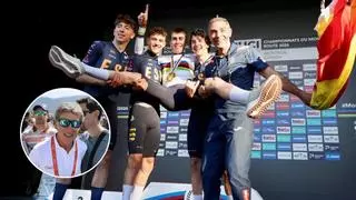 Perico Delgado elogia la gesta de Benjamín Noval en el Mundial: “Eso solo lo hacen los grandes”