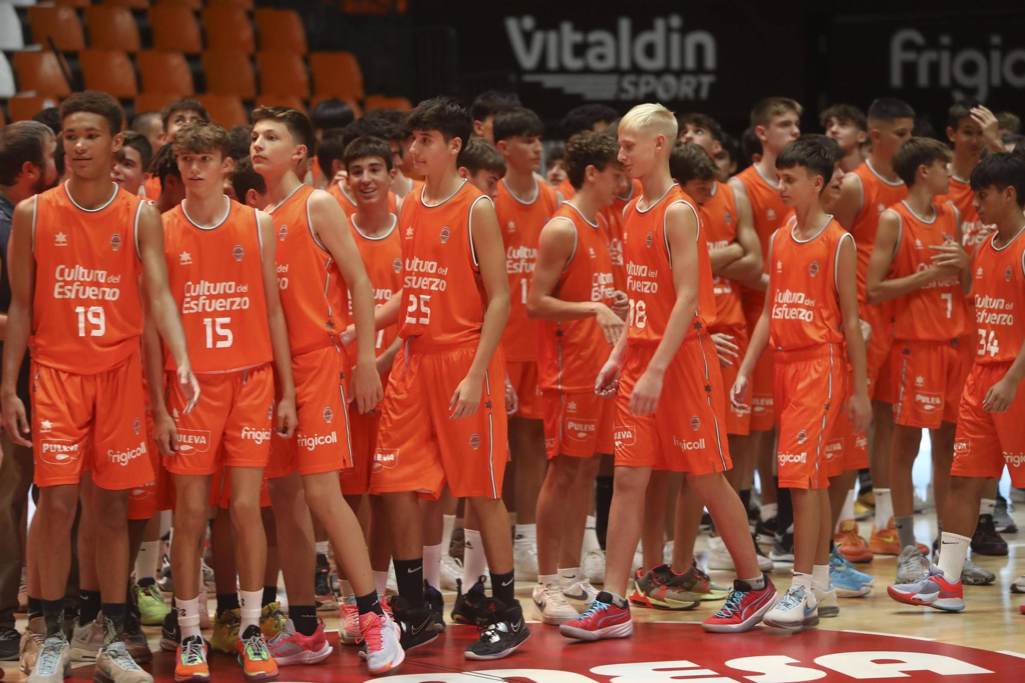 Presentación de los equipos del Valencia Basket para la temporada 2023-2024