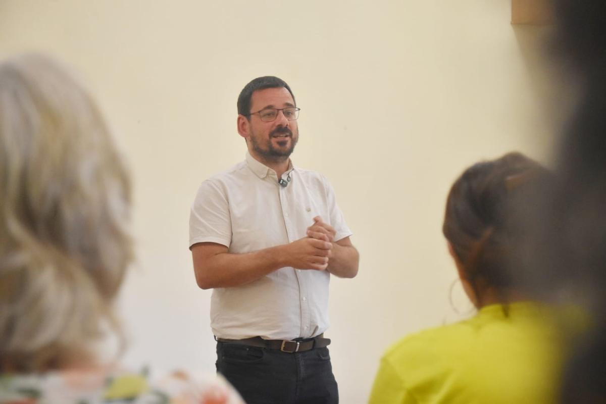 El batlle de Girona, Lluc Salellas, en el seu discurs de cloenda de la trobada.