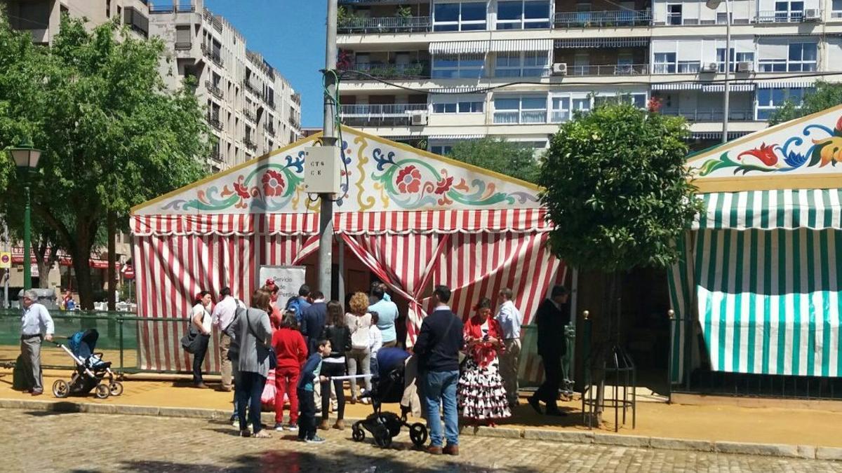 Caseta de los niños perdidos en la Feria de Sevilla