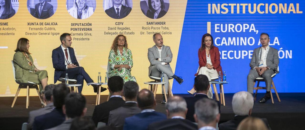 Acebrón, Guldrís, Silva, Regades, Pazos y Mallón. |   // RICARDO GROBAS