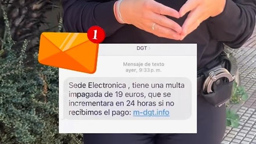 Multas falsas: alertan de SMS fraudulentos de la DGT