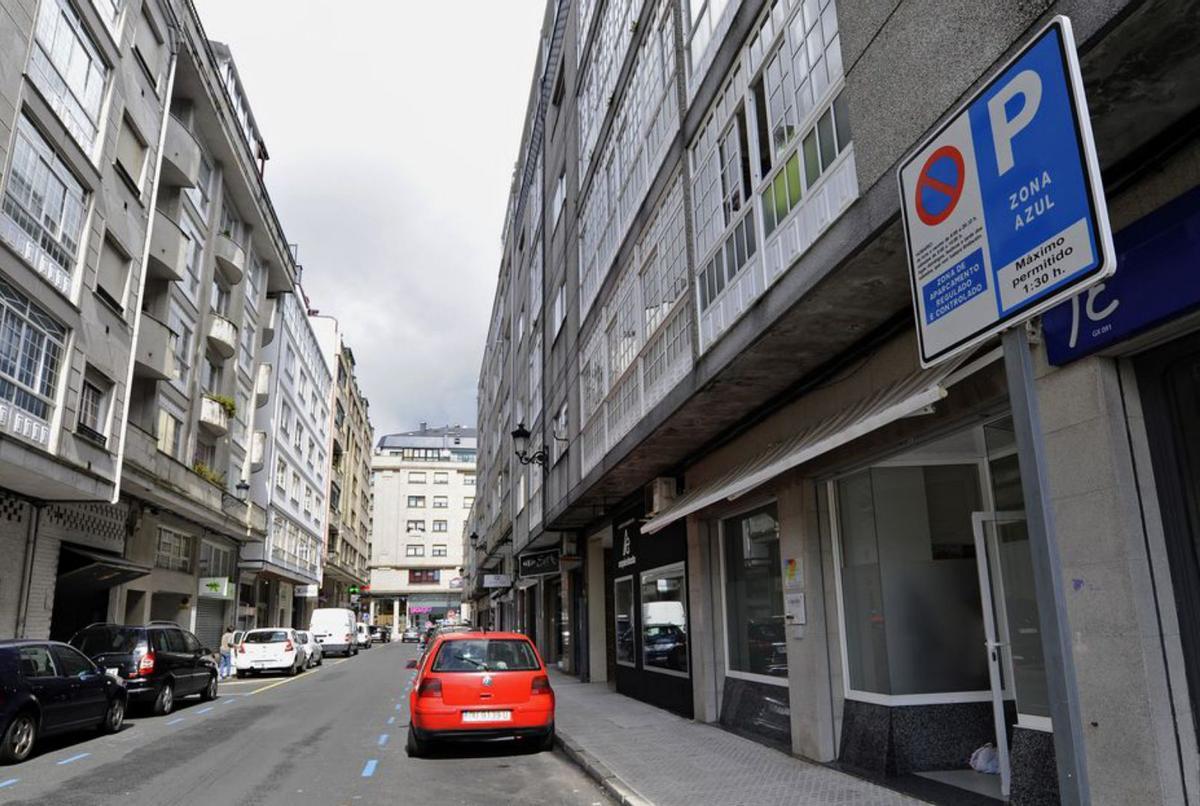 Los estacionamientos colidantes de Teatro Principal y Casa das Letras.  | // BERNABÉ/JAVIER LALÍN