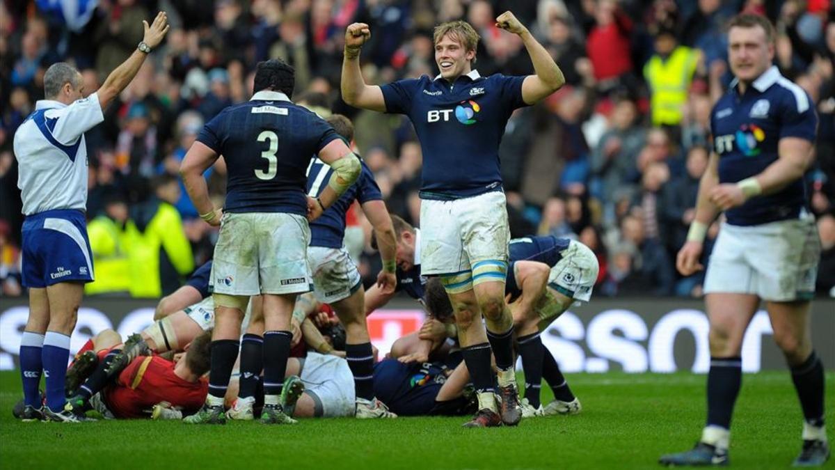 Escocia celebró su primer triunfo sobre Gales en 10 años