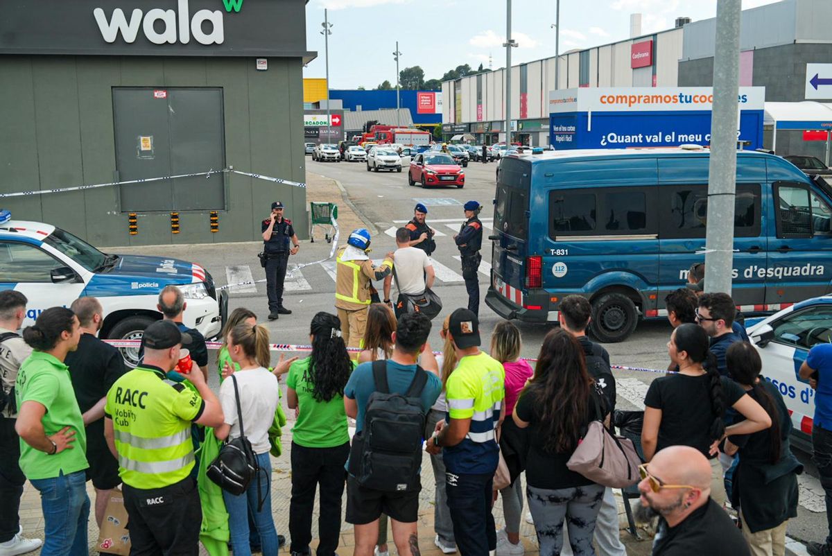 Un muerto por el derrumbe en el Centro Comercial de Sabadell