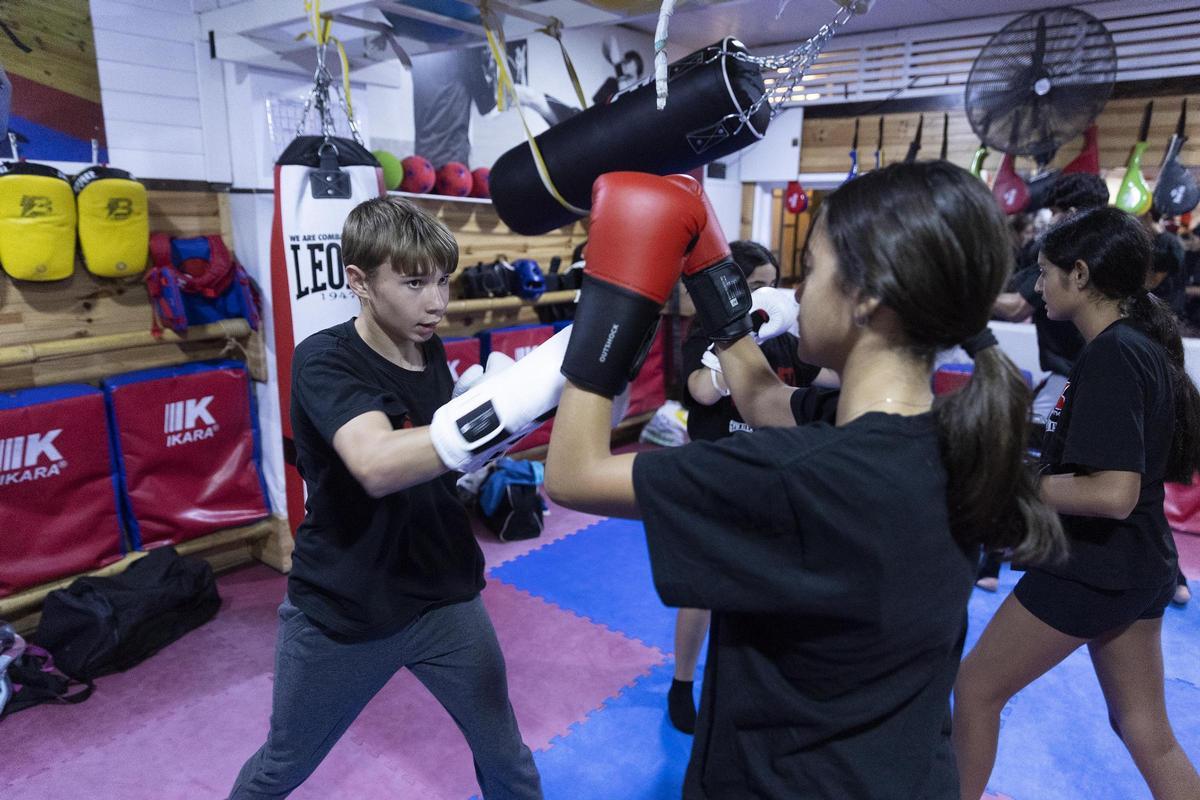 Boom del boxeo entre los adolescentes