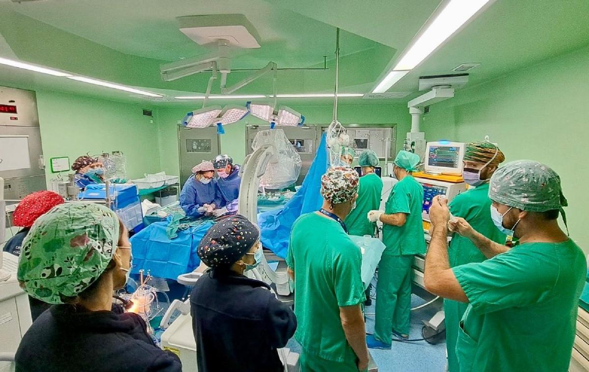 Un trasplante en el Hospital General de Alicante