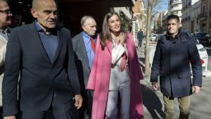 La reina Letizia a su llegada a la Academia del Cine para la conferencia de Scorsese