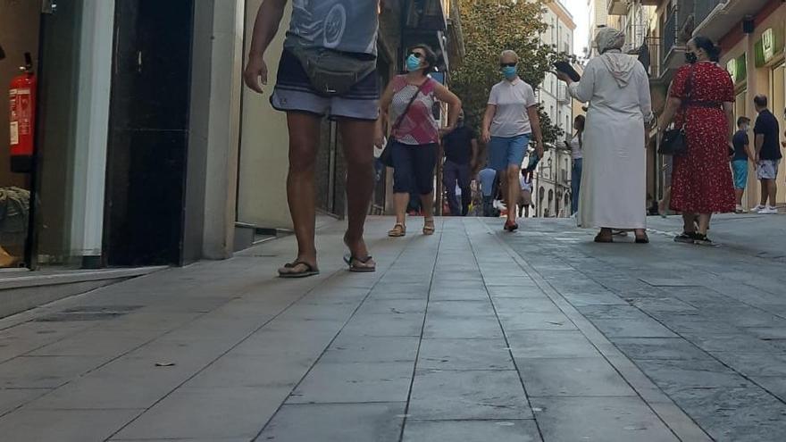 Un carrer de vianants de Figueres.