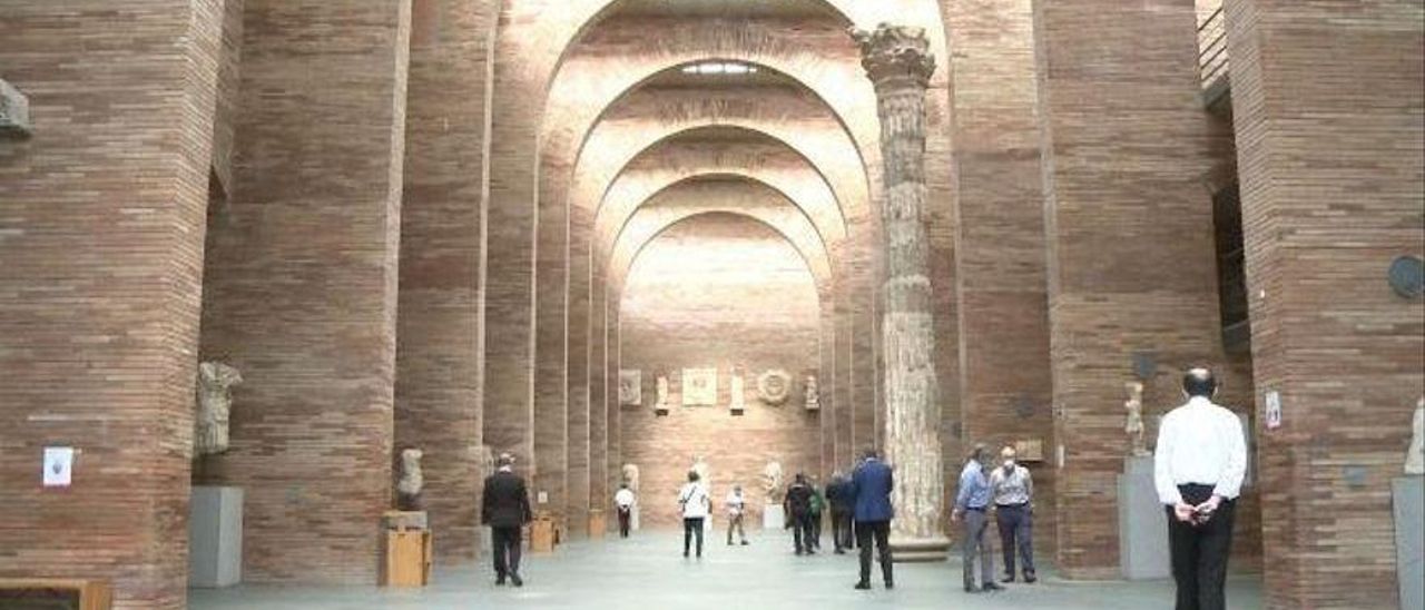 Nave principal del Museo Nacional de Arte Romano de Mérida.