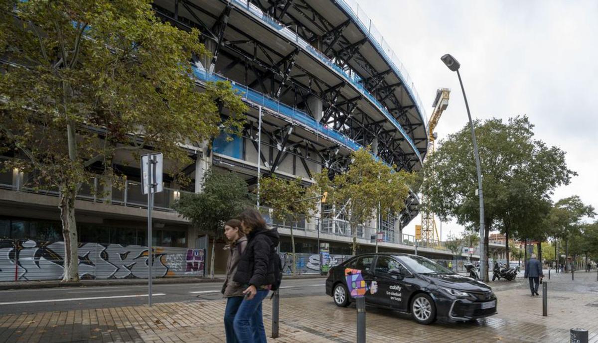 Vuit càmeres al voltant del Camp Nou restringiran el trànsit de set carrers