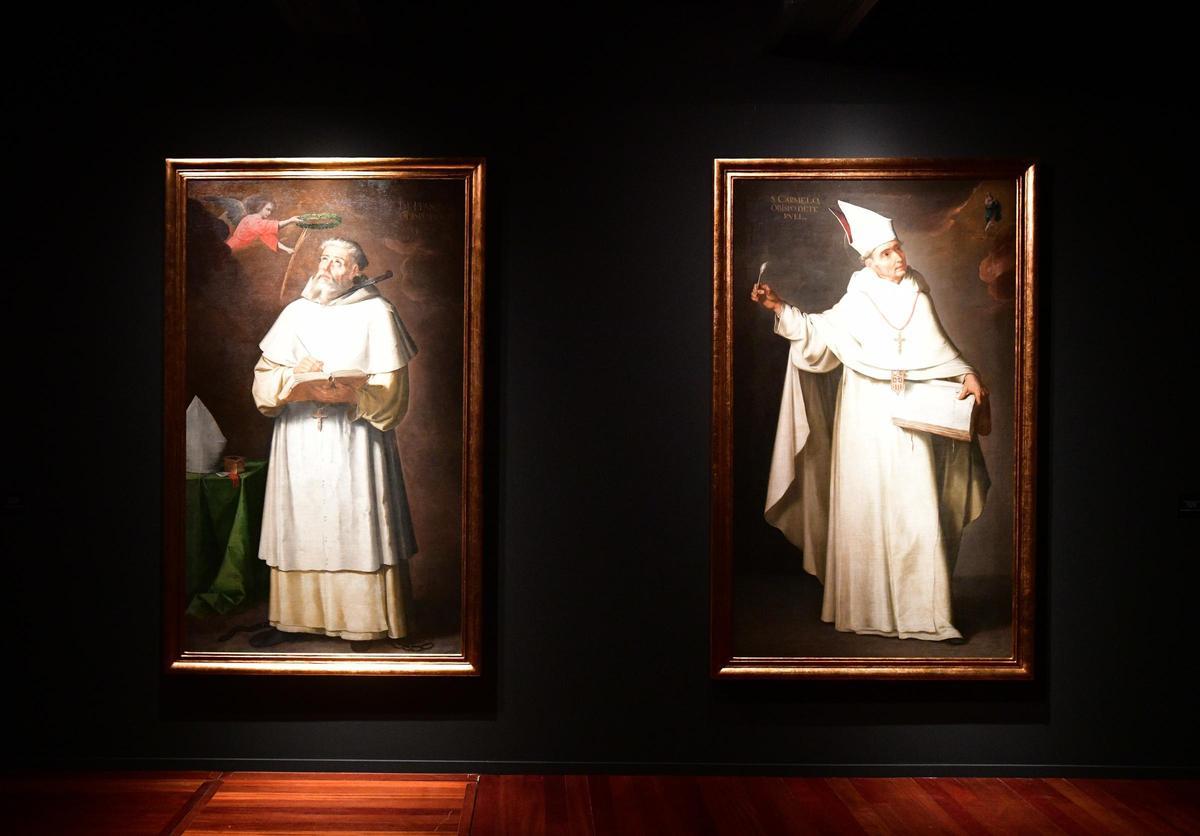 Dos cuadros de Zurbarán, en la muestra.