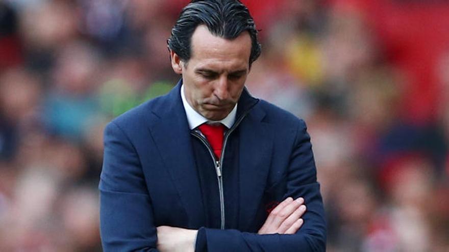 Emery tras el empate que les deja casi fuera.