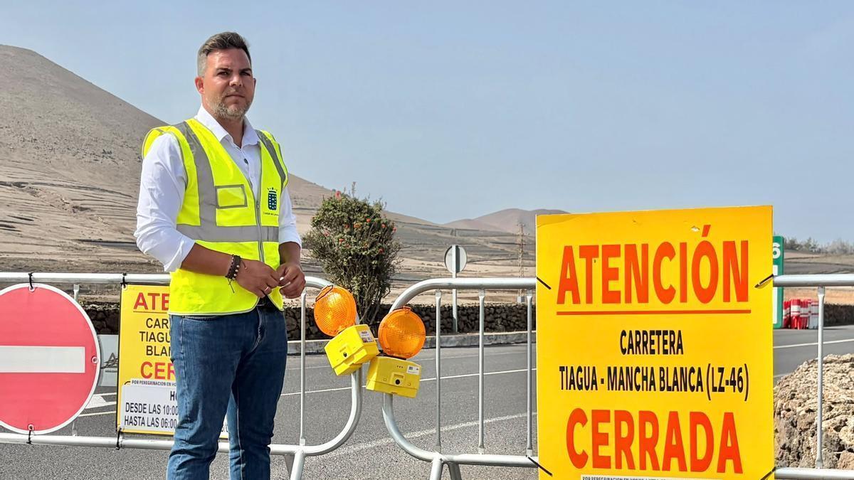 todos los cortes de carreteras y horarios para el sábado 12 de septiembre en Lanzarote