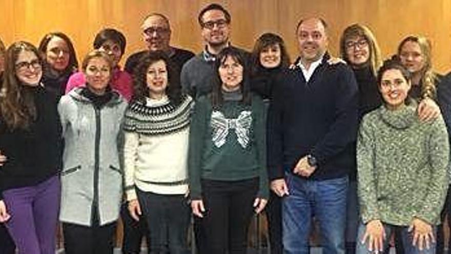 Els membres de l&#039;Aucer en l&#039;assemblea celebrada a Puigcerdà