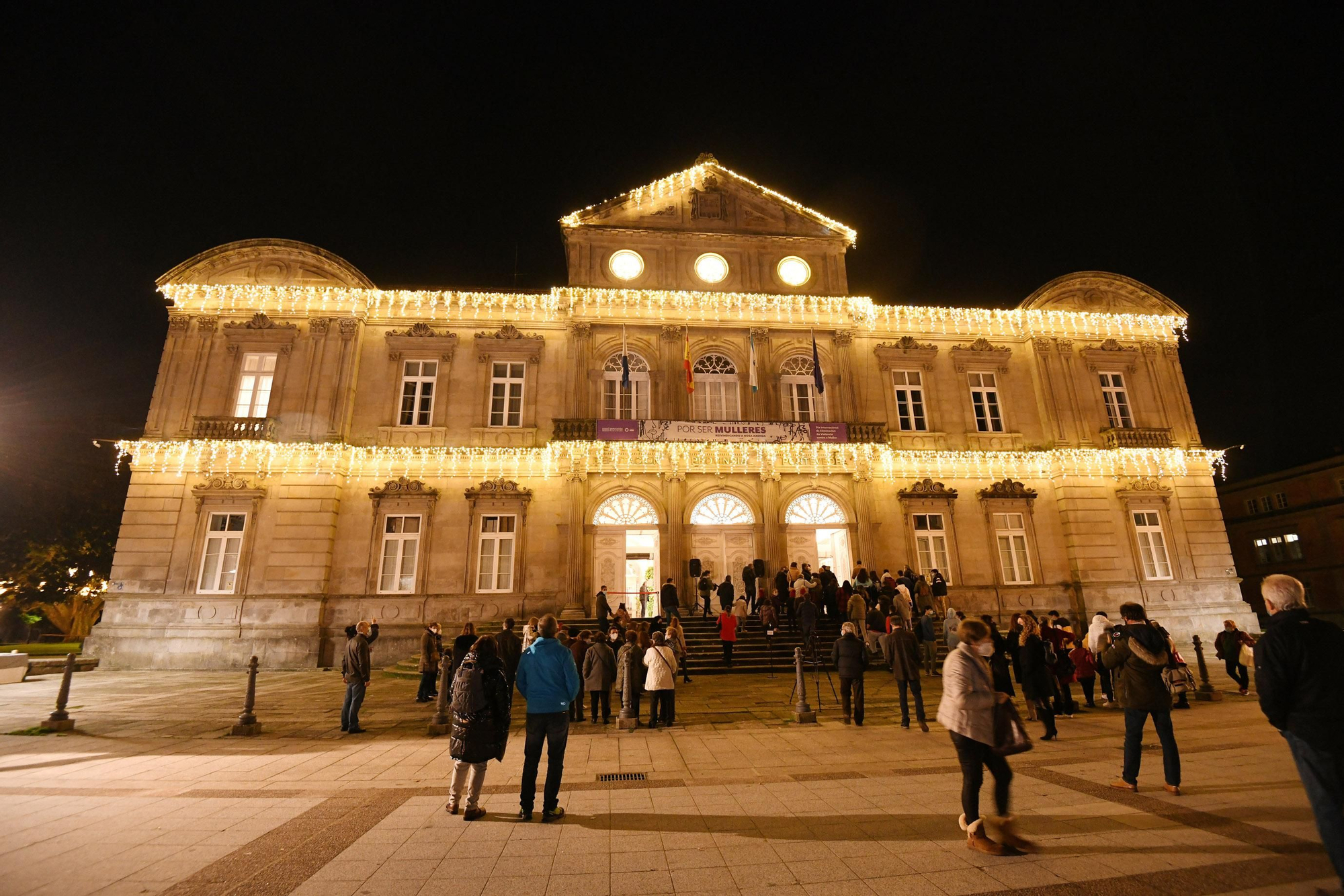 La Diputación de Pontevedra enciende la Navidad