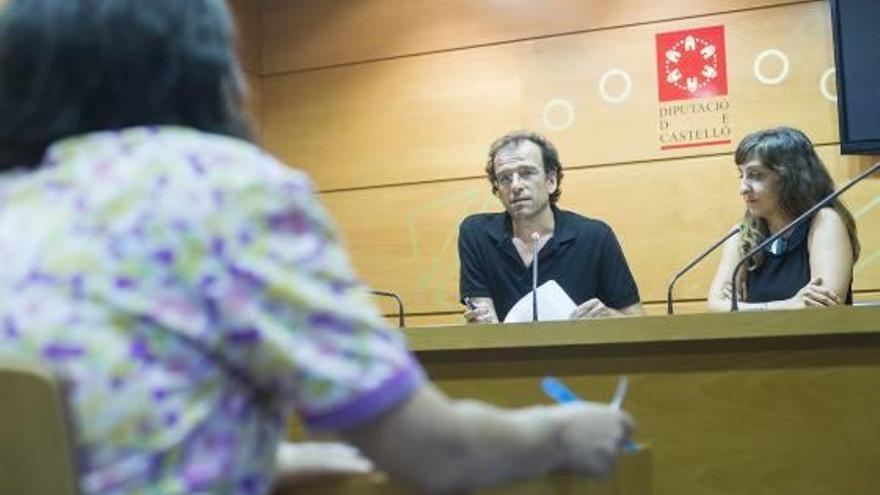 Iñaki Vallejo y Anna Peñalver, en la rueda de prensa de ayer.