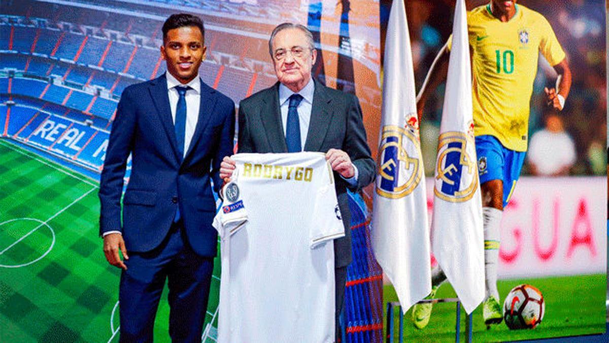 Florentino: Rodrygo es uno de los jóvenes prodigios