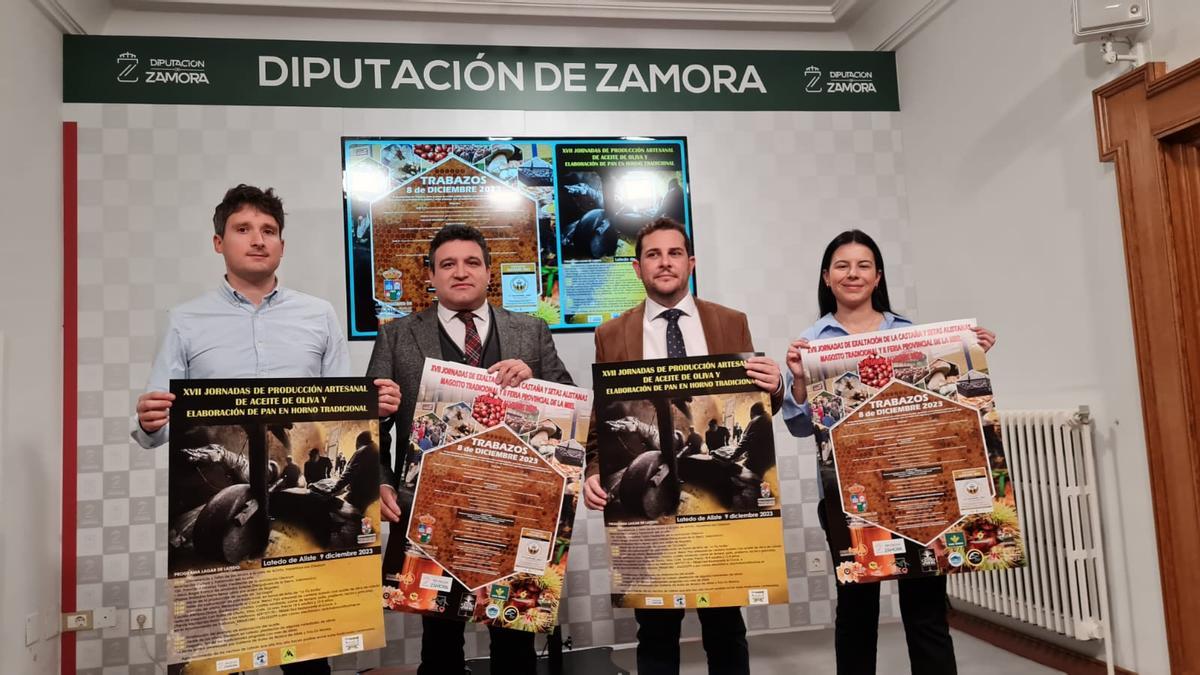 Presentación de las jornadas en Trabazos y Latedo, en la Diputación de Zamora
