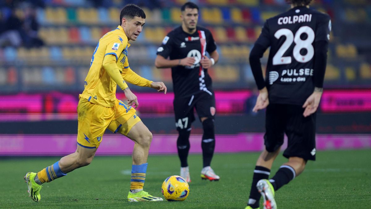 Soulé, durante una partita con il Frosinone