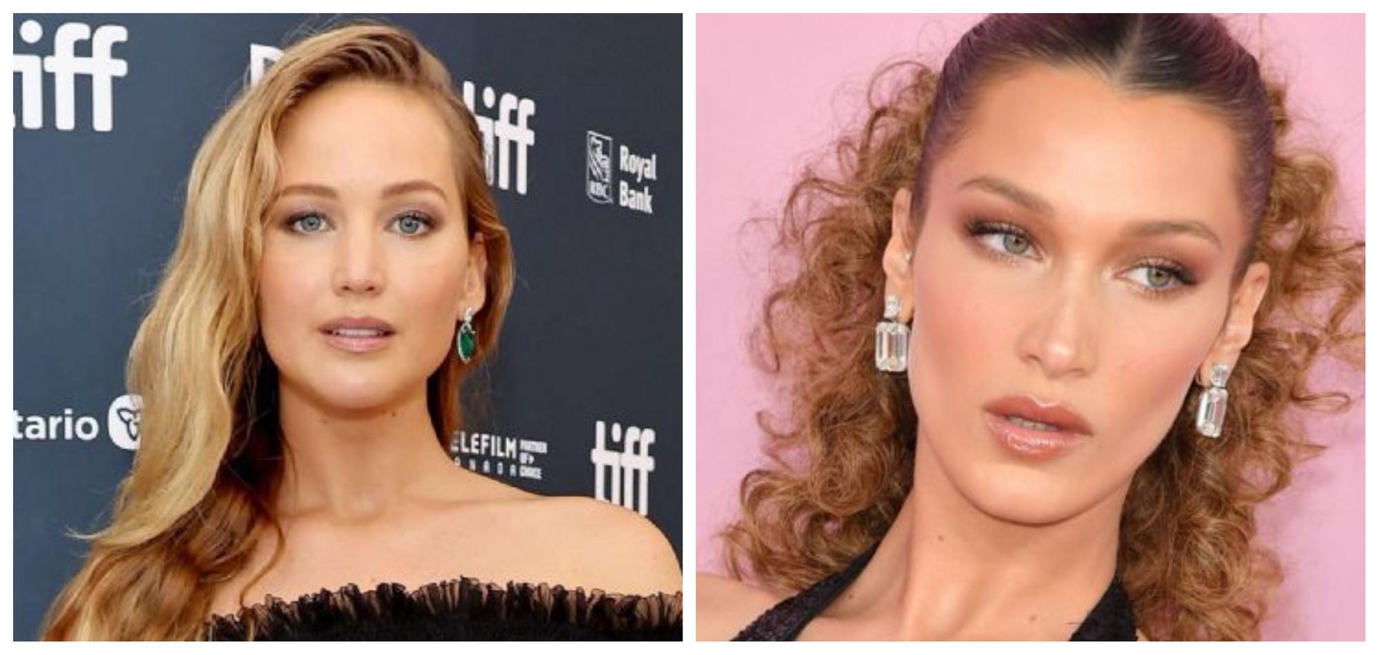 Jennifer Lawrence y Bella Hadid.jpg