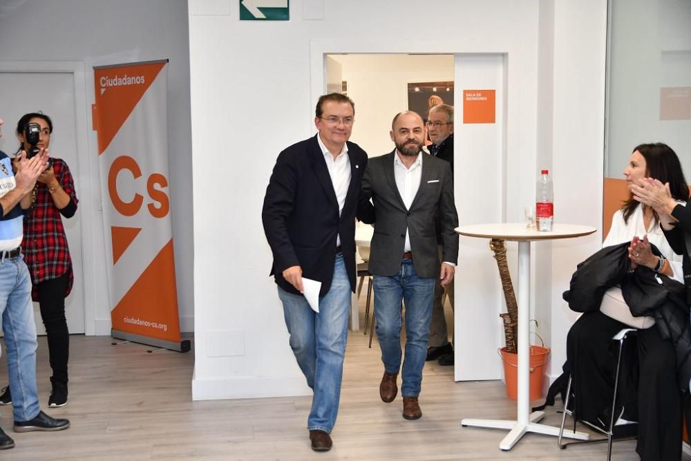 La jornada del 10-N, en la sede de Ciudadanos en Murcia