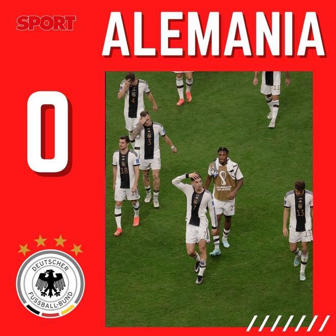 Alemania, la gran decepción del Mundial, se ha quedado fuera en la fase de grupos