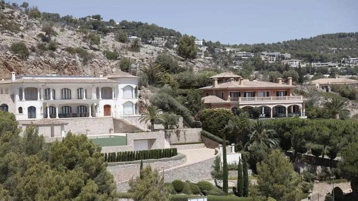 Hier stehen viele Luxusimmobilien: Palmas Villenviertel Son Vida.