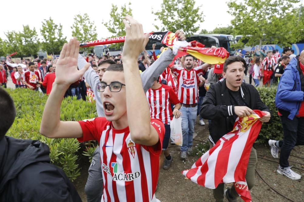 La Mareona en Valladolid para el play off del Sporting