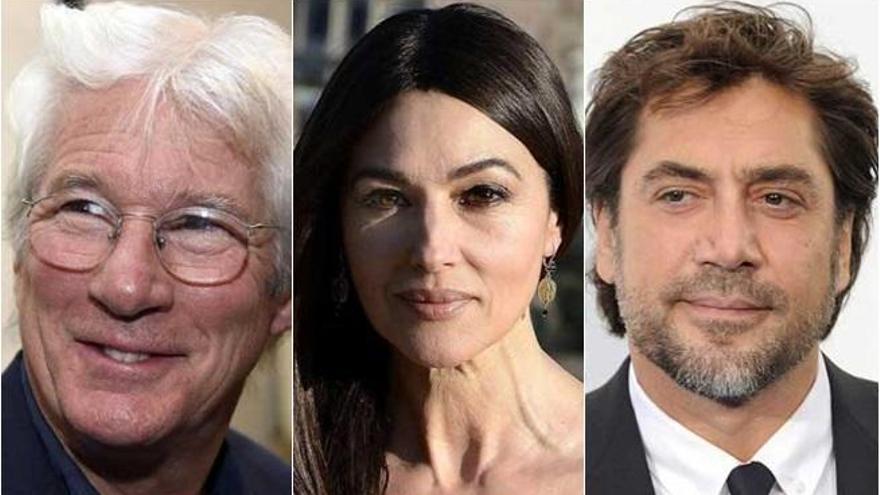 Gere, Bellucci y Bardem.