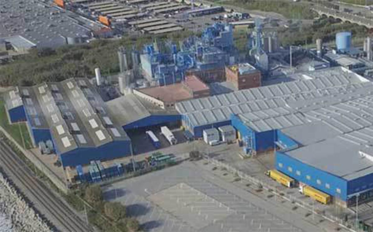 Planta de producció de BlueSun a Mataró, antiga seu de Procter & Gamble