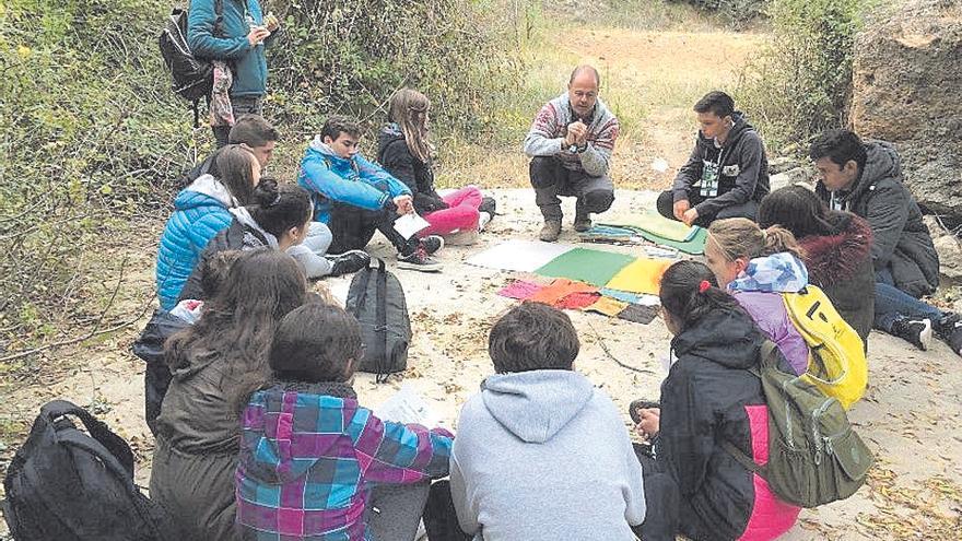 Las actividades del programa ESenRED se realizan al aire libre.