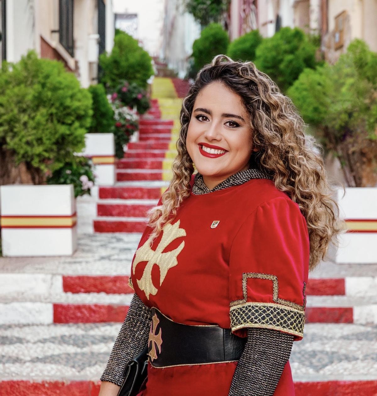 Rocío Pastor, presidenta de la Asociación de Moros y Cristianos de Calp.