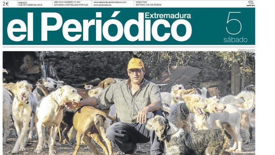 Esta es la portada de EL PERIÓDICO EXTREMADURA correspondiente al día 5 de octubre del 2019