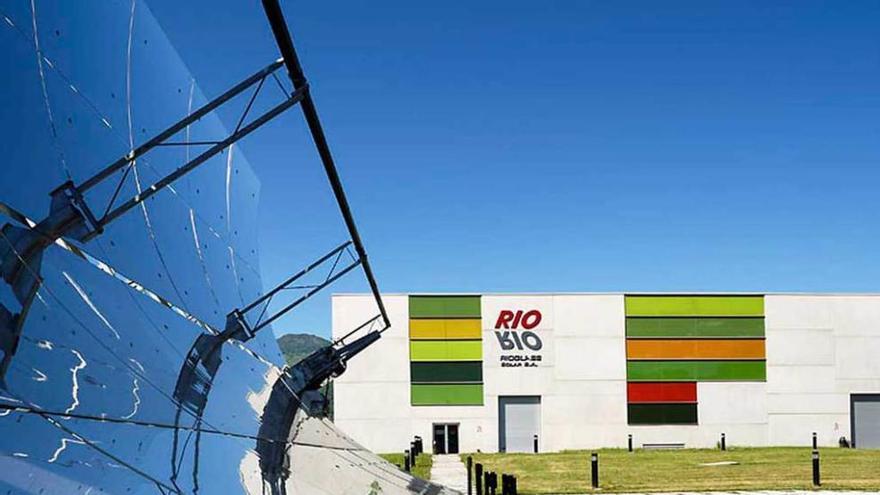 Fábrica de Rioglass Solar en Villallana, Lena.