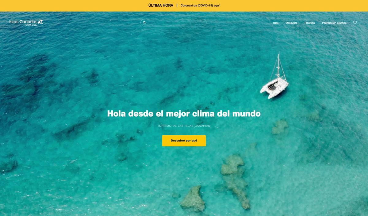 La nueva web holaislascanarias.com
