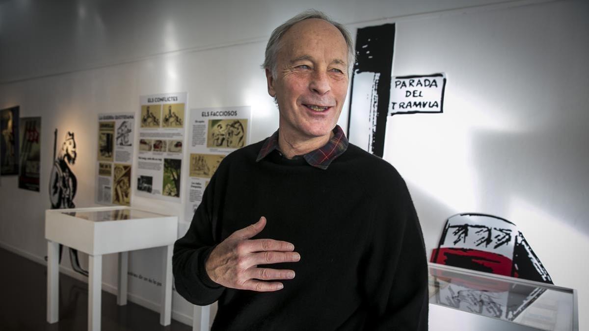 El escritor norteamericano Richard Ford, en su visita a Barcelona en el 2015