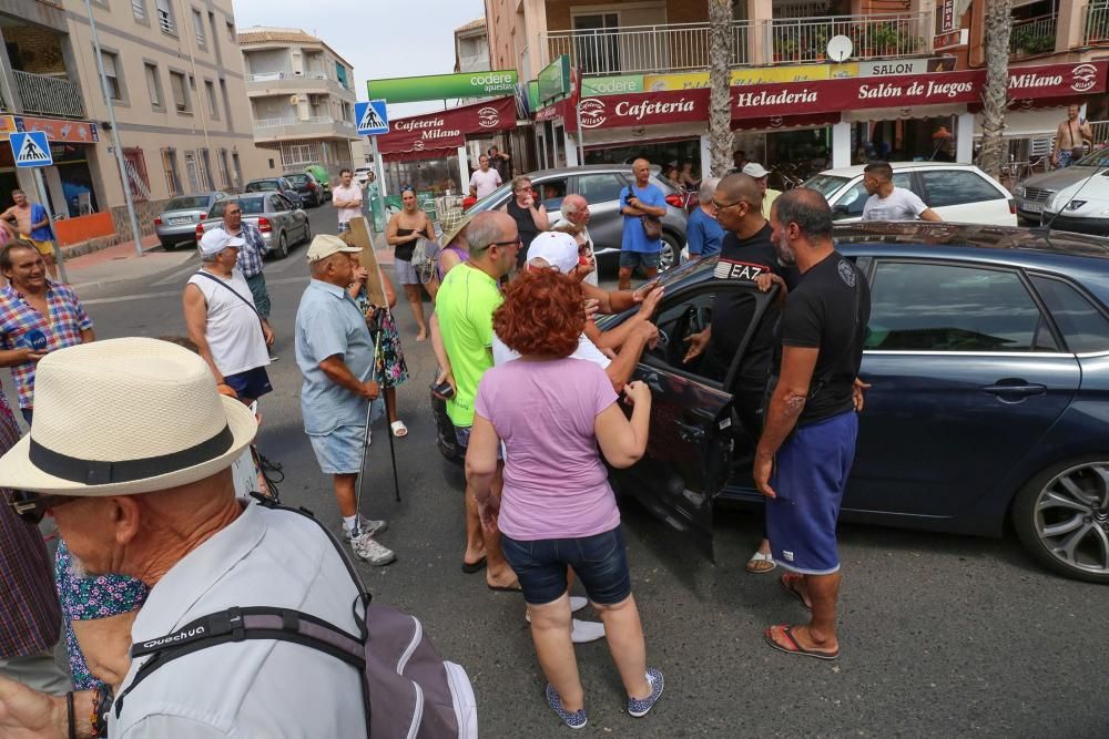 Protesta de los vecinos de San Roque