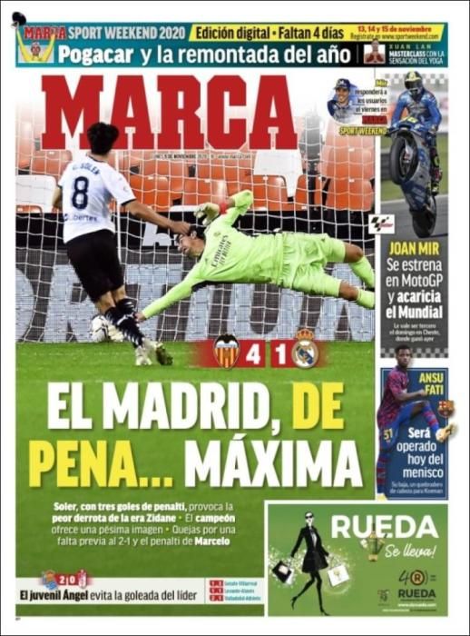 Portada MARCA lunes 9 noviembre 2020